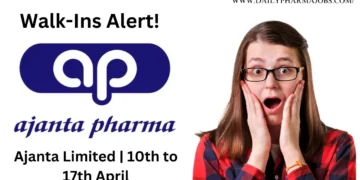 Ajanta Pharma Walk-Ins Interview for OSD Manufacturing